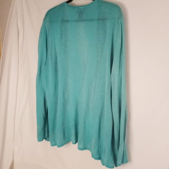 Womens 2X R Q T Wavelength Knit Cardigan Sweater - Picture 10 of 16